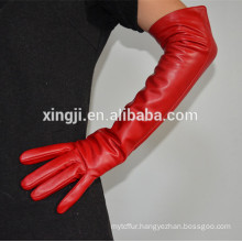top quality gloves long sheepskin ladies leather gloves